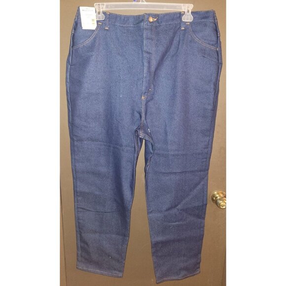 Lady Maverick Women's Elastic Waist Dark Blue Wash Jeans Size 22 1/2 Made in USA - Picture 1 of 5